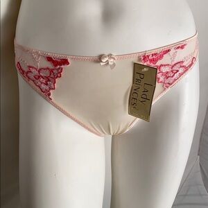 Lady Princess light pink thong panty S